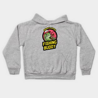 Daddy's Little Fishing Buddy | Cute Fishing Kids Hoodie